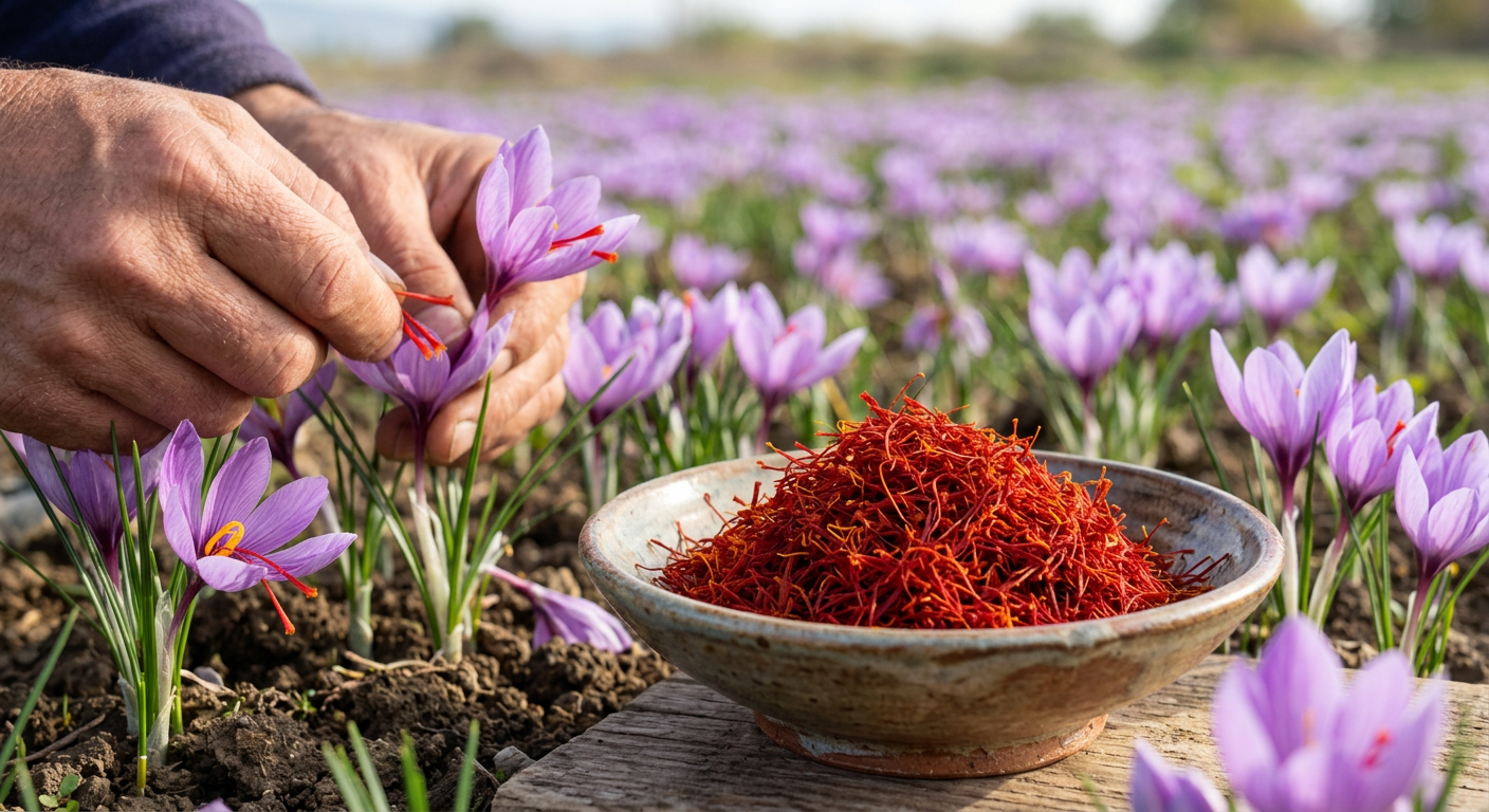 Schale mit Safran Schale mit Safran