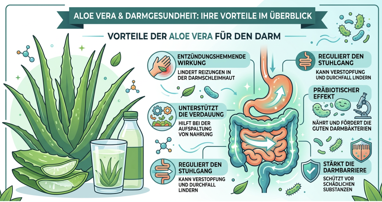 Vorteile Aloe Vera Darm